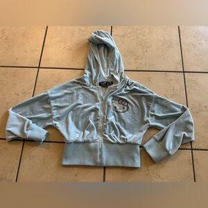 Hello Kitty Sky Blue Zip-Up Jacket